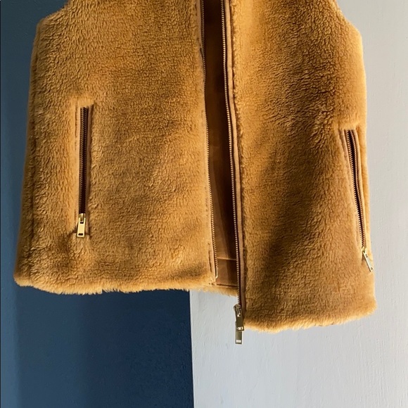 J. Crew faux fur vest! - Picture 4 of 12